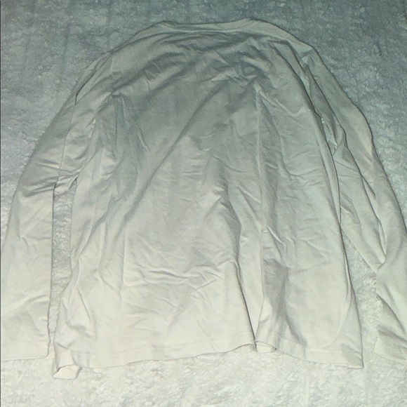 New Old Navy White Long Sleeve with Checkered Pocket - Picture 3 of 3